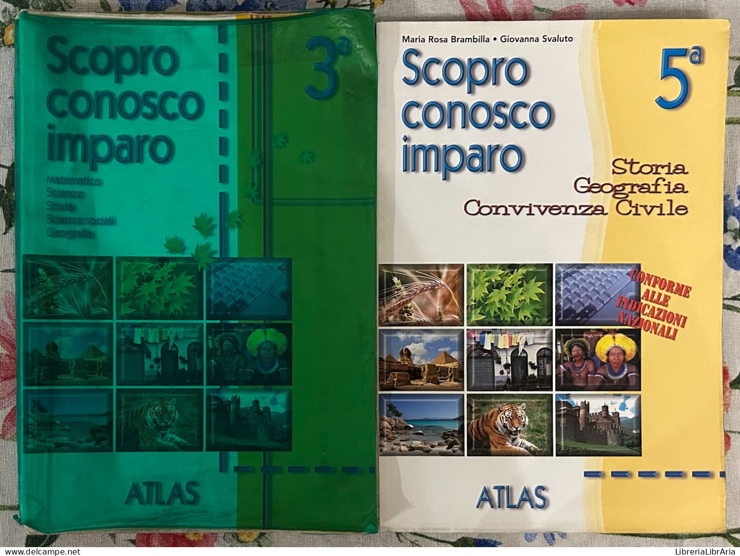 Scopro Conosco Imparo 3+4+5 Di Maria Rosa Brambilla, Giovanna Svaluto,  2002,  Atlas - Enfants