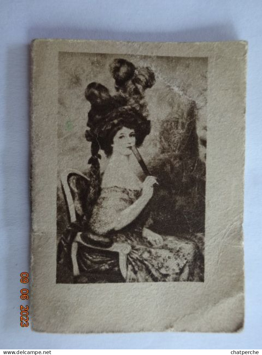 CALENDRIER  1921 CALENDRIER HELIO FEMME A L'EVENTAIL  PHARMACIE  DES DEUX MONDES  PARIS - Petit Format : 1921-40
