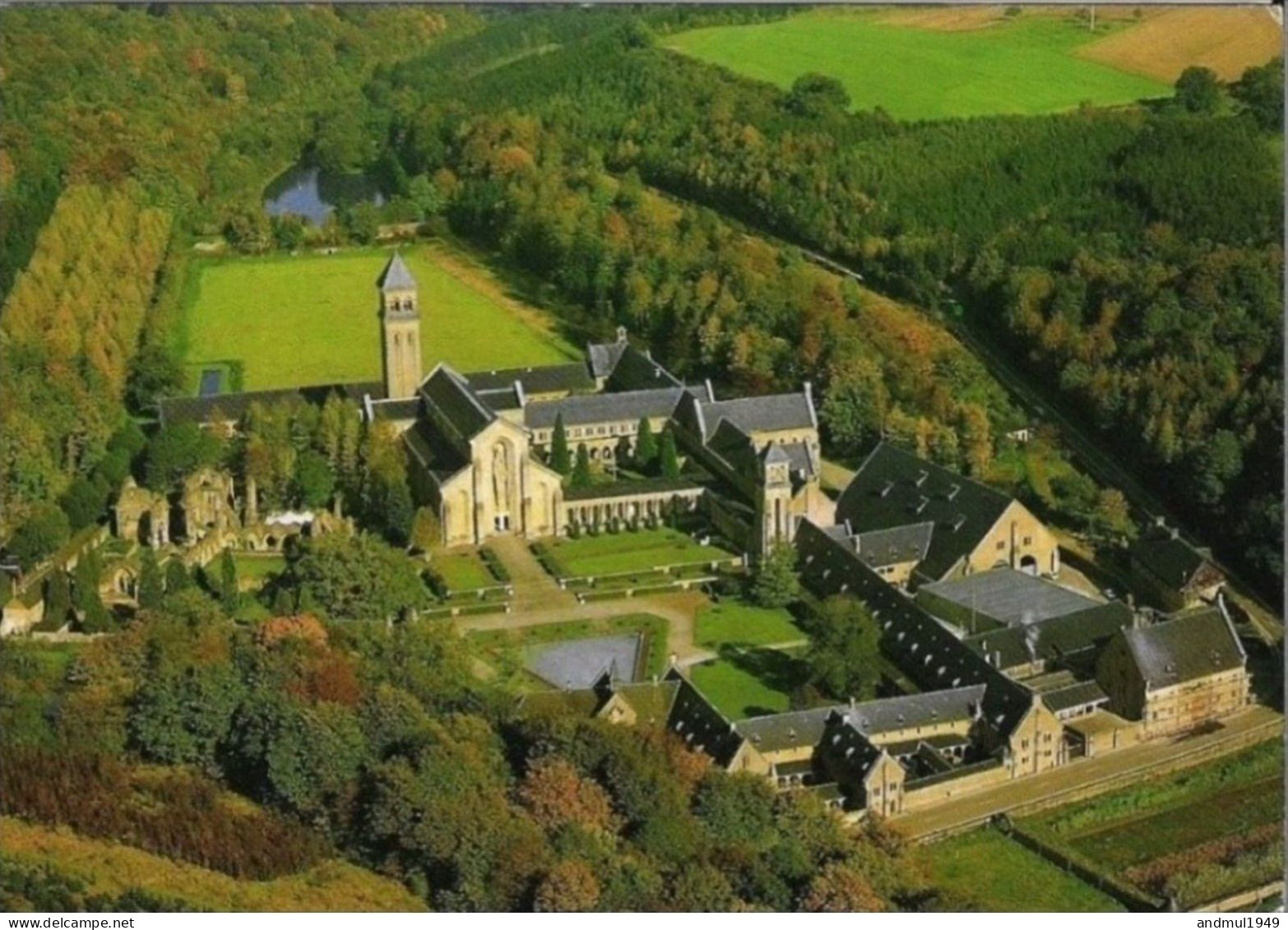 Abbaye Notre Dame D'ORVAL - Vue Générale - Oblitération De 1985 - Florenville