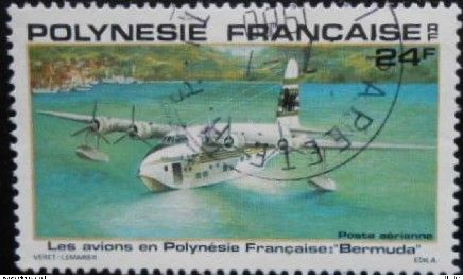 POLYNESIE - Avions : Bermuda - Gebraucht