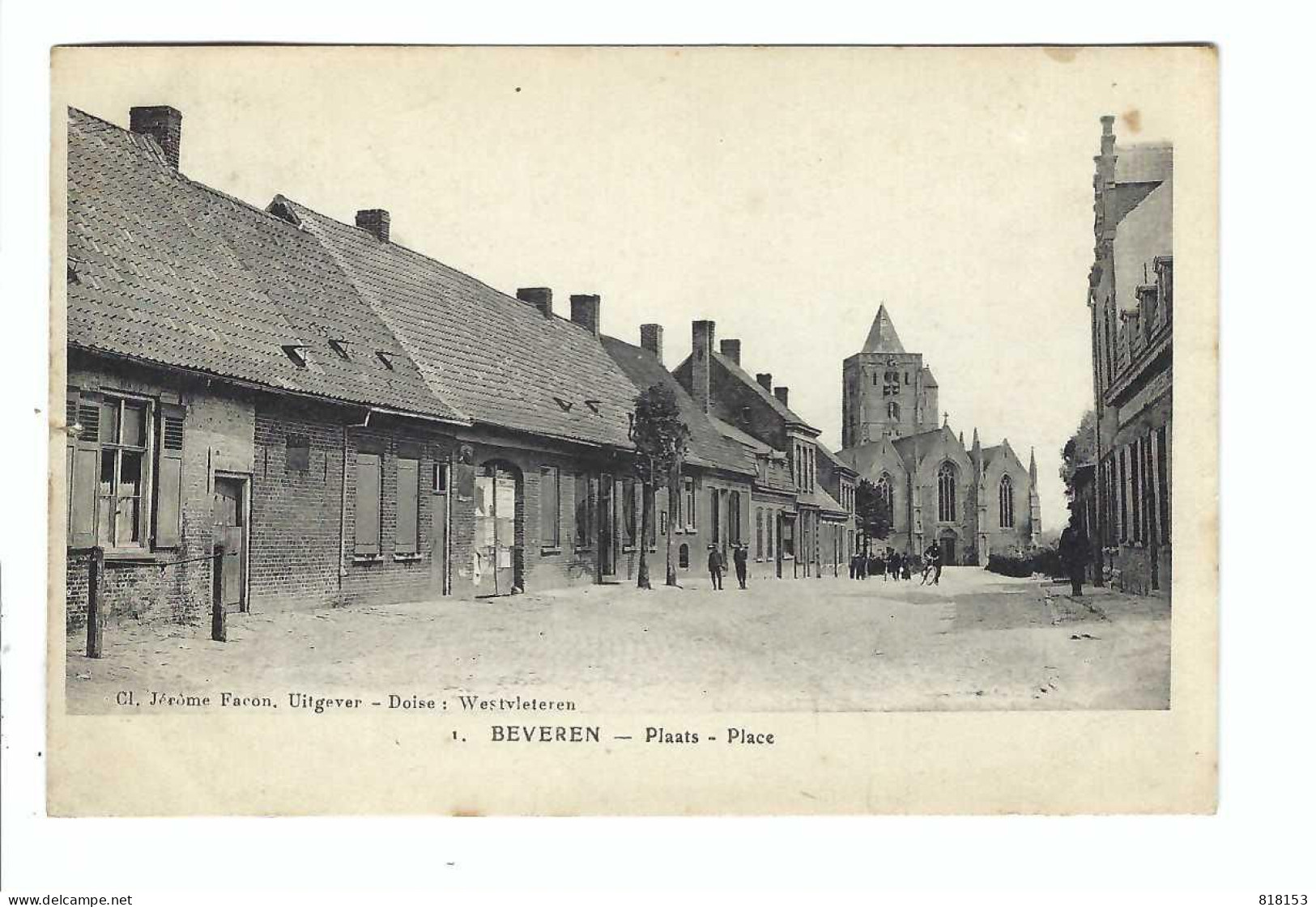 BEVEREN  -  Plaats - Place  1919 - Alveringem
