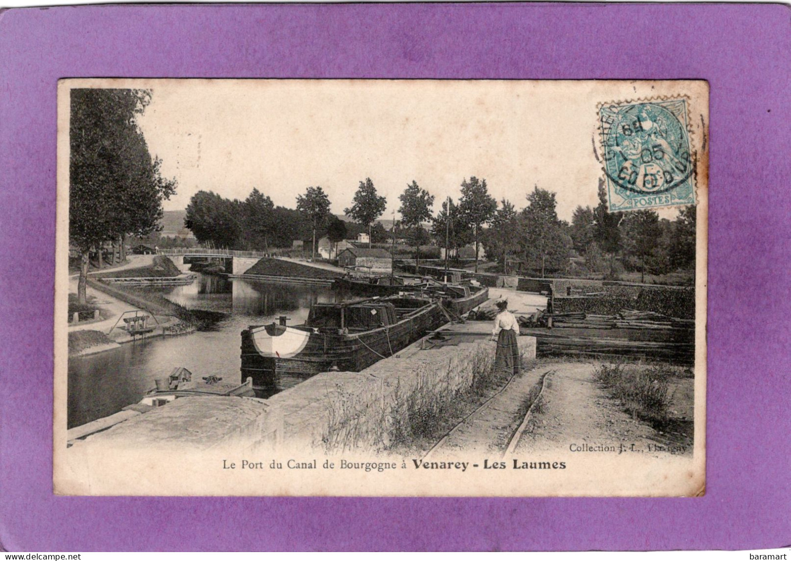 21 Le Port Du Canal De Bourgogne à  Venarey Les Laumes   Péniche - Venarey Les Laumes