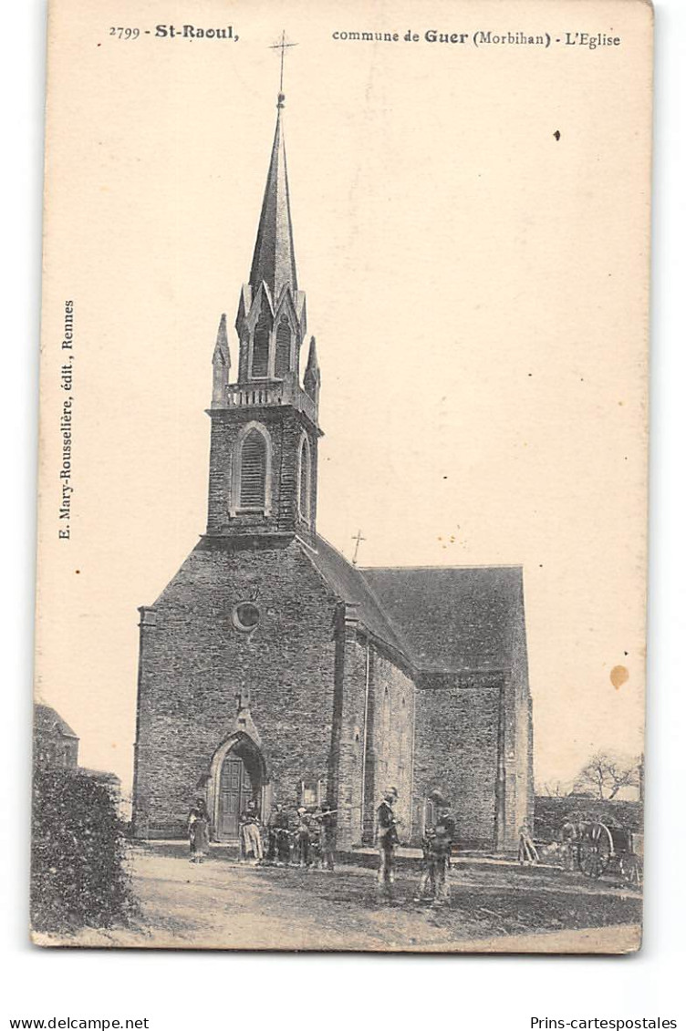 CPA 56 St Raoul L'église - Guer Cötquidan