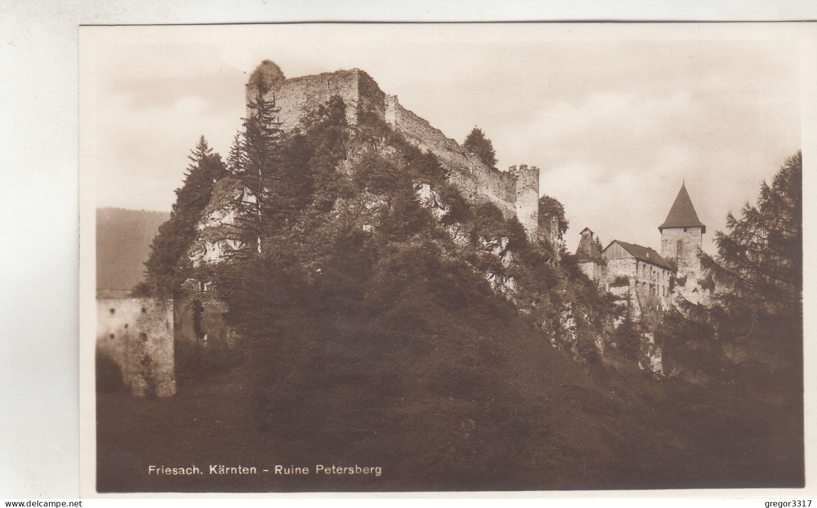 C9718) FRIESACH I. Kärnten - Ruine PETERSBERG - Frank Verlag - SEHR ALT ! - Friesach