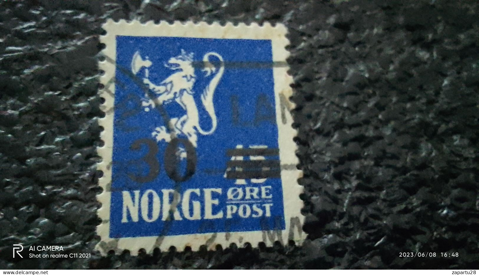 NORVEÇ-1920-35         45/30ÖRE     USED - Oblitérés