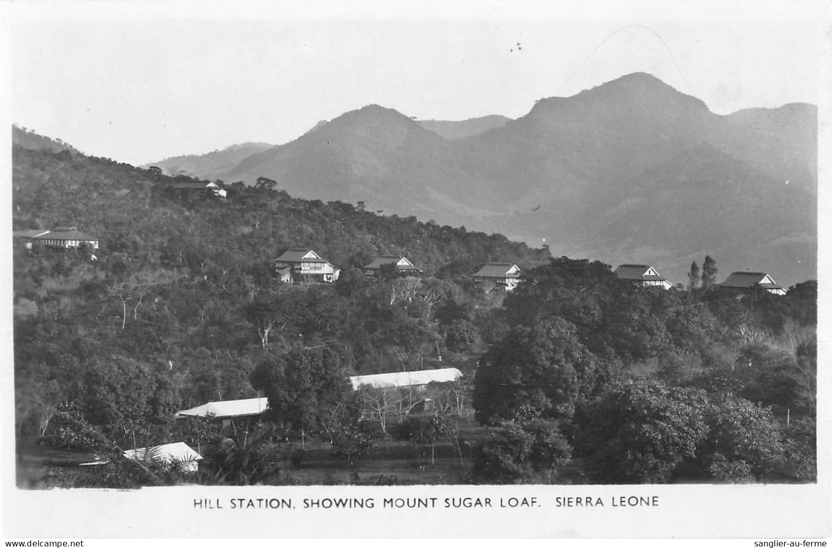 CPA SIERRA LEONE HILL STATION SHOWING MOUNT SUGAR LOAF - Sierra Leone