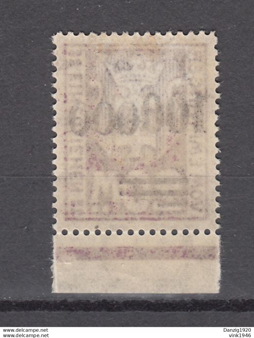 Danzig 1923,Mi.Porto 29 IV Mit UR,ABART,AF,unterer Aufdruckbalken Verkürzt,Postfrisch Mit Falz (D2957) - Taxe