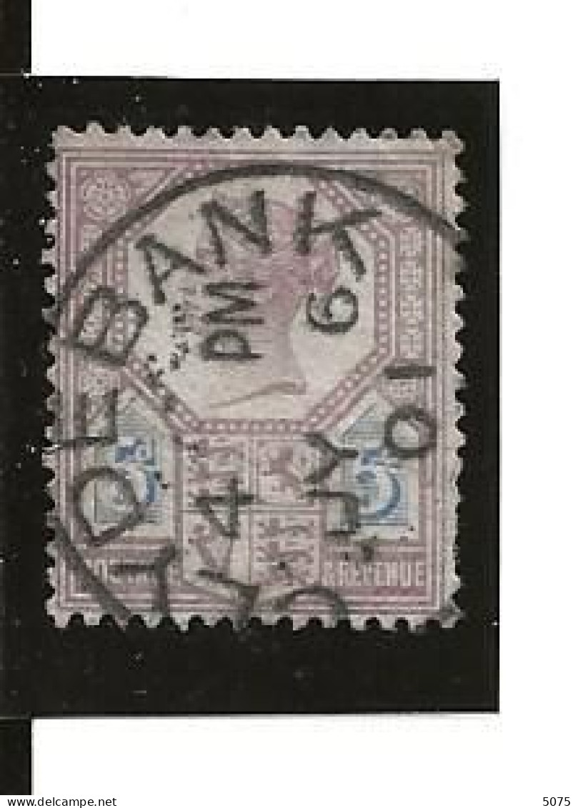 1887 -1900 5d Die II Obl Filigrane Inversé Avec Attestation RPSL (St G K36 I A ) - Ohne Zuordnung