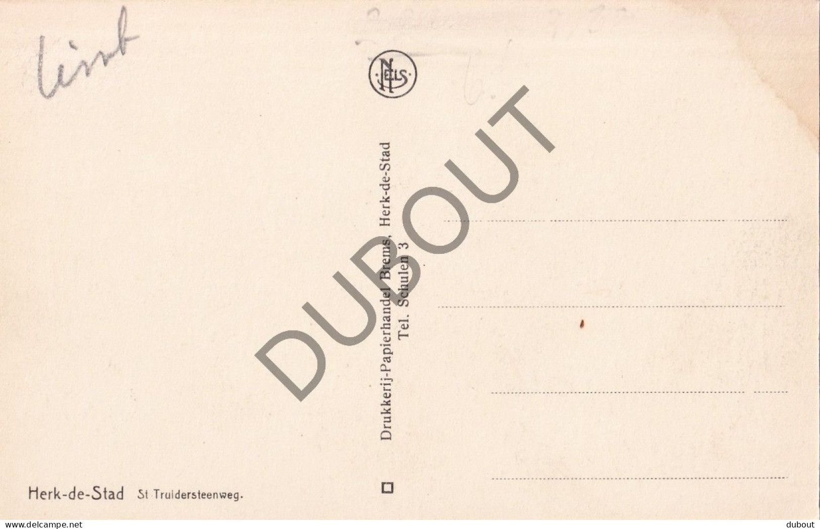 Postkaart/Carte Postale - Herk-de-Stad - St-Truidersteenweg  (C4231) - Herk-de-Stad