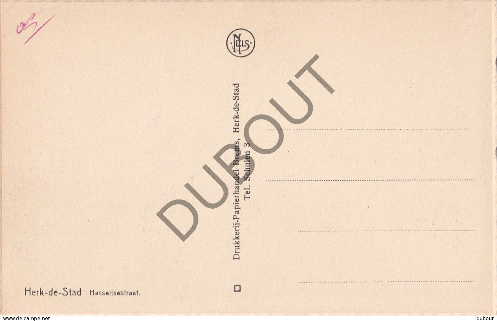 Postkaart/Carte Postale - Herk-de-Stad - Hasseltsestraat (C4234) - Herk-de-Stad