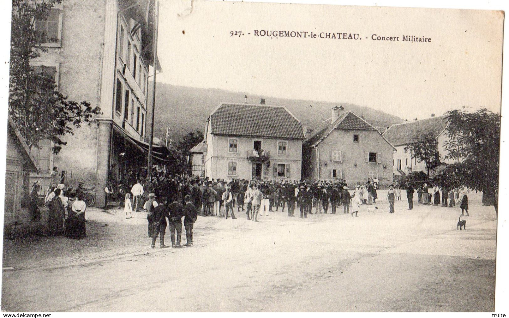 ROUGEMONT-LE-CHATEAU CONCERT MILITAIRE - Rougemont-le-Château