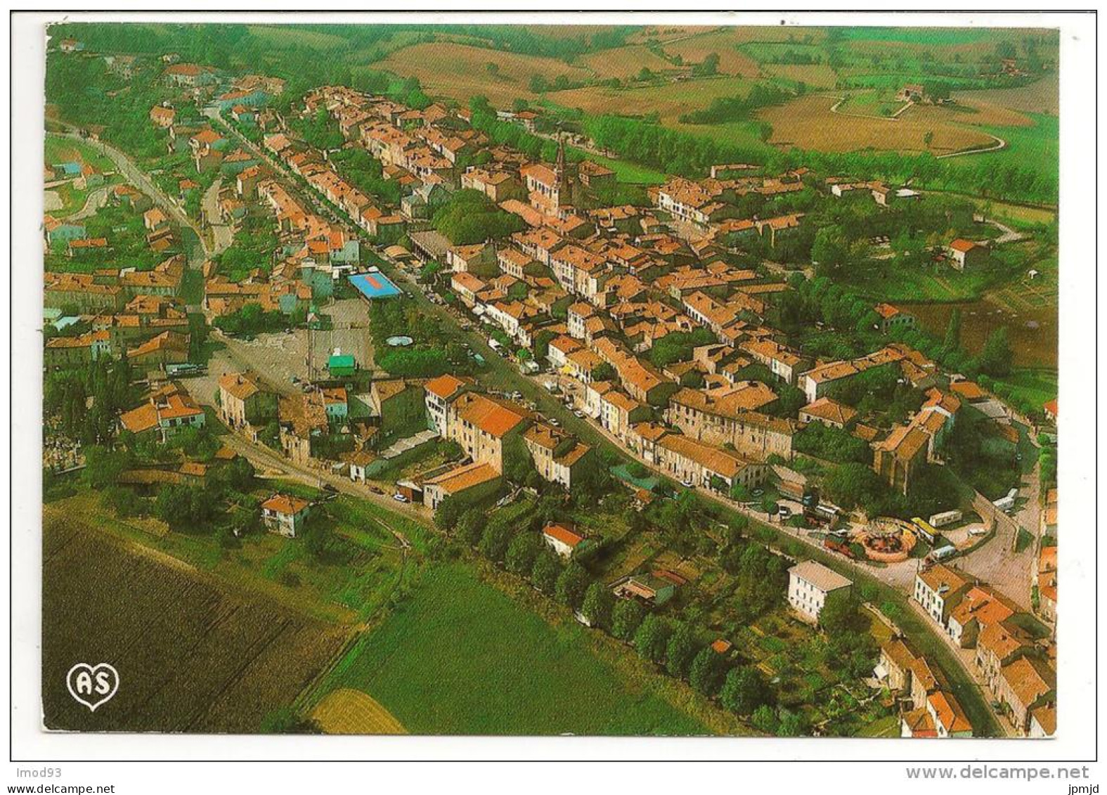 81 - PUYLAURENS (Tarn) - Vue Générale Aérienne - Ed. APA POUX N° 113 - 1989 - Puylaurens