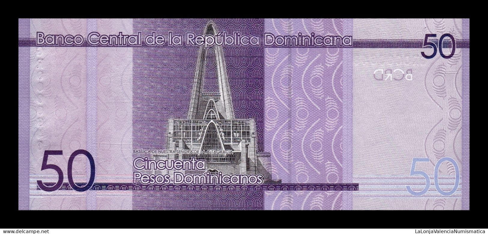 República Dominicana 50 Pesos Dominicanos 2017 Pick 189d Low Serial 675 Sc Unc - Dominicaine