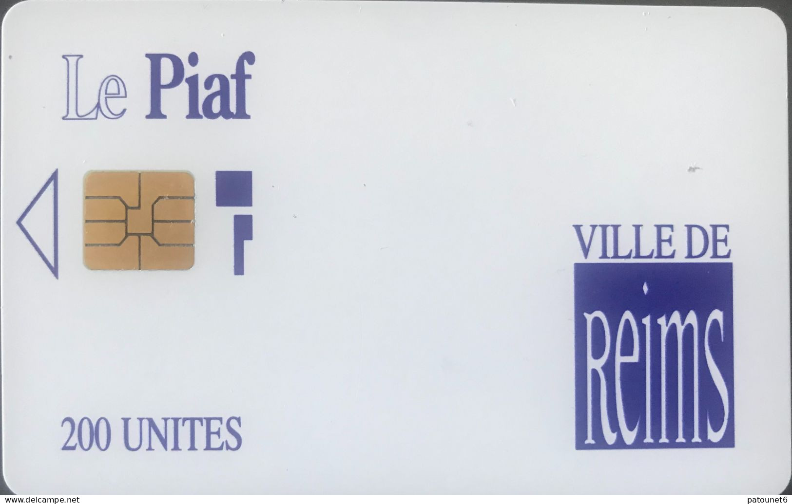 PIAF   -   REIMS   - - Cartes De Stationnement, PIAF