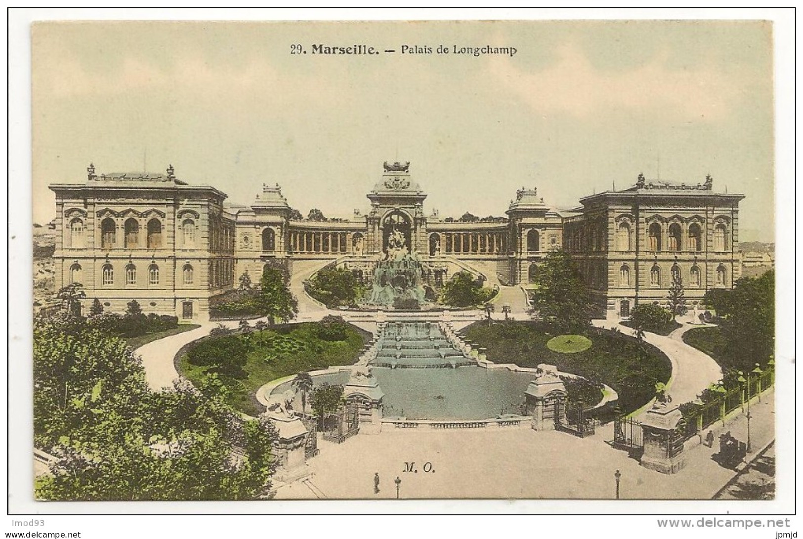 13 - Marseille - Palais De Longchamp - éd. M.O. Ollivier N° 29 - Cinq Avenues, Chave, Blancarde, Chutes Lavies