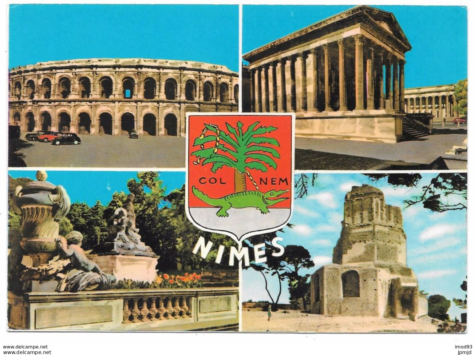 30 - NIMES - Multivues Avec Blason - Ed. SL N° 998 - Nîmes