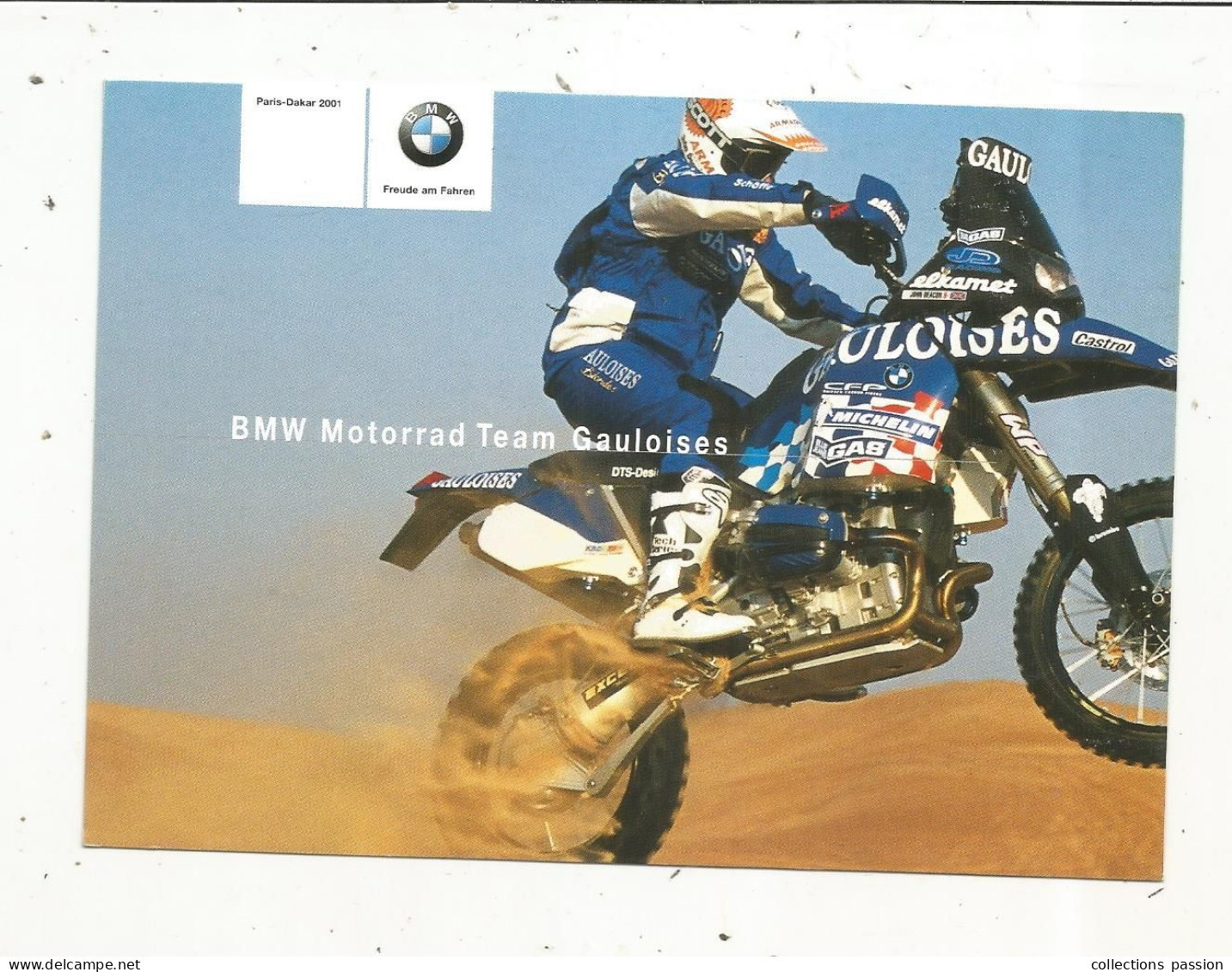 Cp, Sport MOTO, BMW Motorrad Team GAULOISES, John DEACON, G.B , 1980 , 2 Scans - Motociclismo