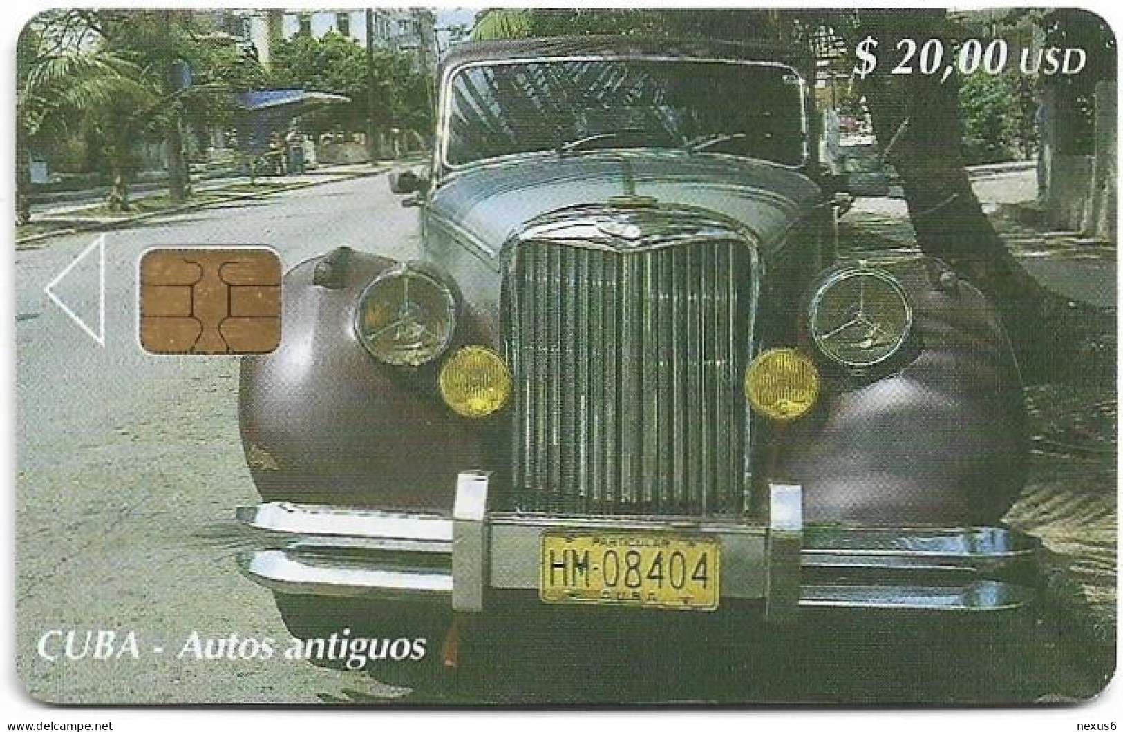 Cuba - Etecsa (Chip) - Cars - Autos Antiguos #2, 01.2003, 20$, 30.000ex, Used - Cuba