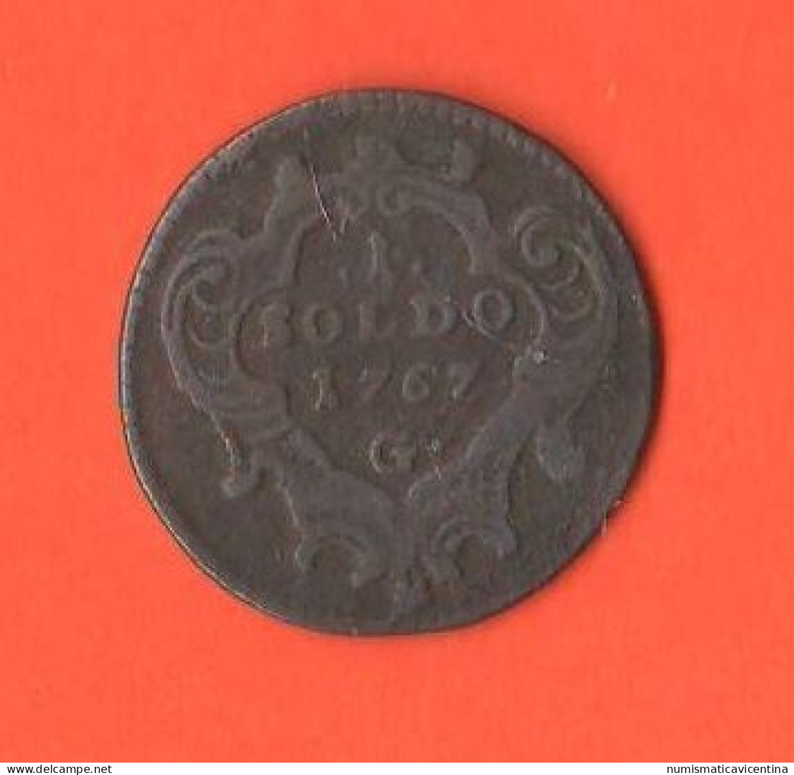 Lombardo Veneto 1 Soldo 1767 Gorizia Gorz  Austria Administration Copper Coin - Austrian Administration