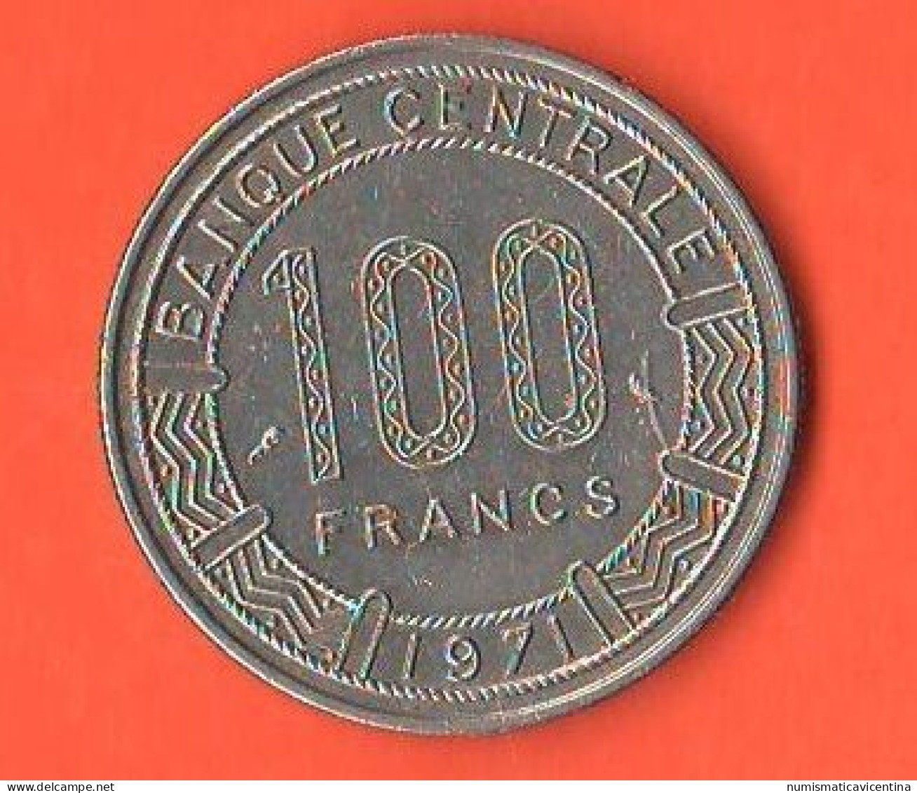 Congo 100 Francs 1971 Republique Popolaire Du Congo Nickel Coin Rare Coin - Kongo - Zaire (Dem. Republik, 1964-70)