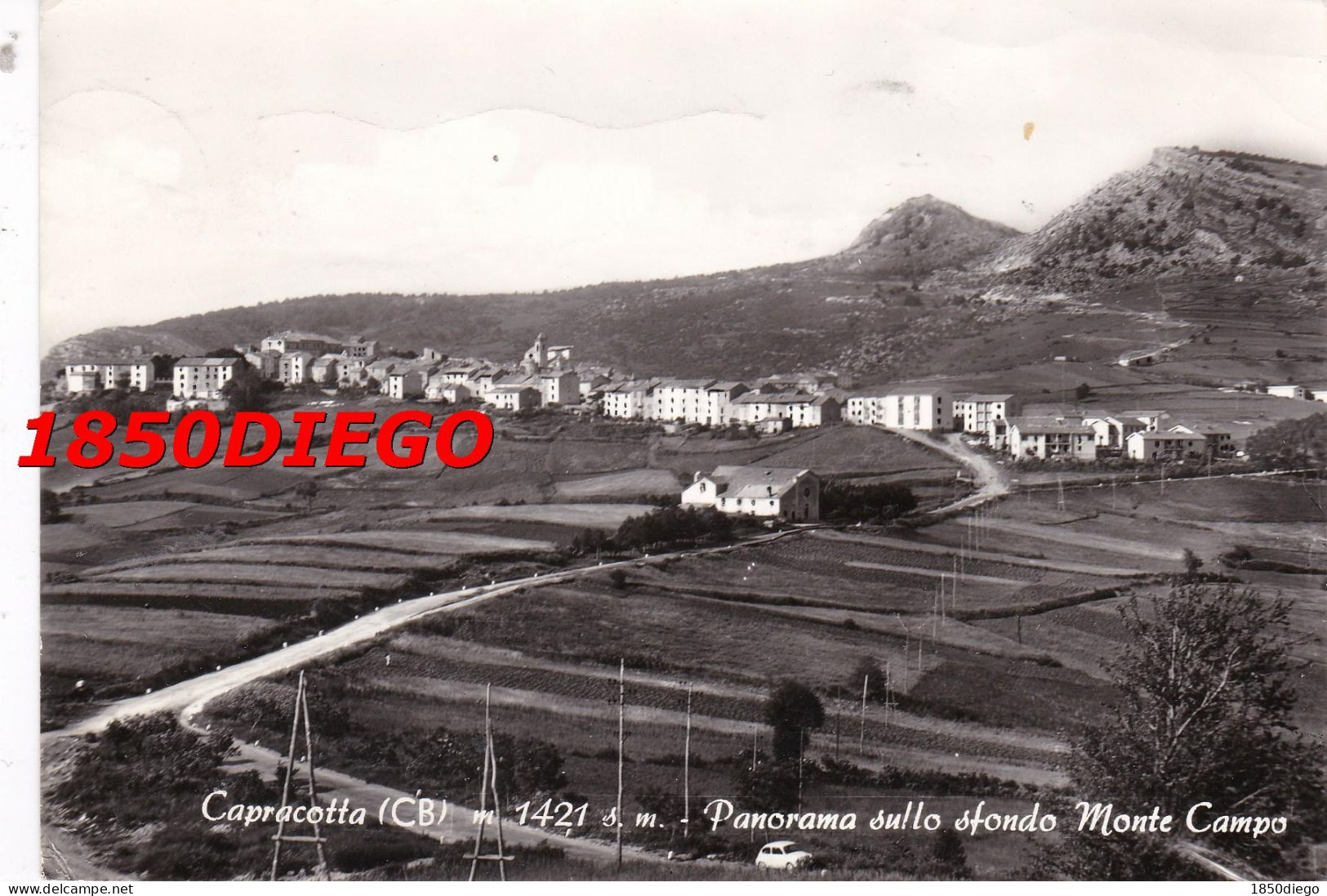 CAPRACOTTA - PANORAMA SULLO SFONDO MONTE CAMPO   F/GRANDE VIAGGIATA - Isernia