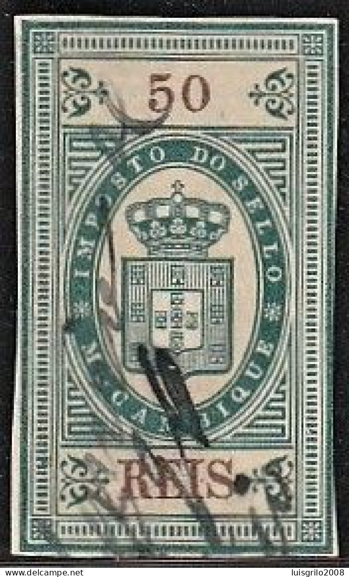 Revenue/ Fiscal, Moçambique 1878 - Imposto Do Sello. 50 Reis - Used Stamps