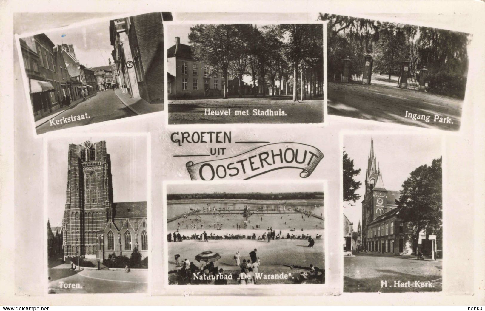 Oosterhout Groeten Kerk Stadhuis Natuurbad M6584 - Oosterhout