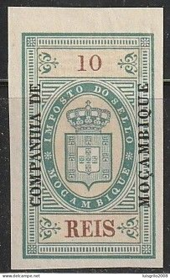 Revenue/ Fiscal, Companhia De Moçambique 1892 - Imposto Do Sello. 10 Reis -|- MNH - Neufs