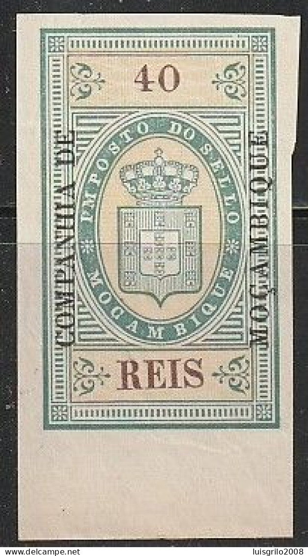 Revenue/ Fiscal, Companhia De Moçambique 1892 - Imposto Do Sello. 40 Reis -|- MNH - Ungebraucht