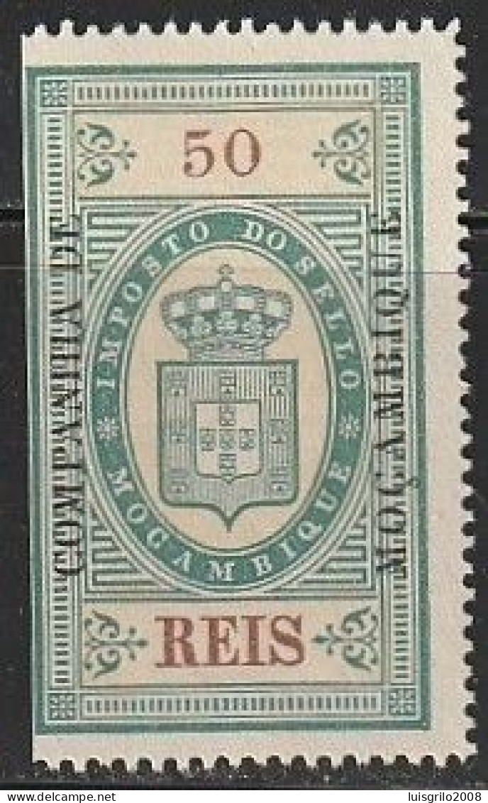 Revenue/ Fiscal, Companhia De Moçambique 1892 - Imposto Do Sello. 50 Reis -|- MNH - Ungebraucht