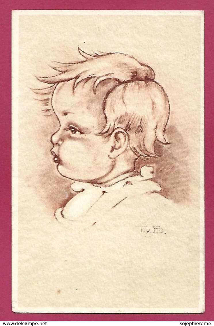 Portrait De Petit Garçon Par Tilly Von Baumgarten 2scans Coloprint B Spécial N°5203 - Baumgarten, Tilly Von