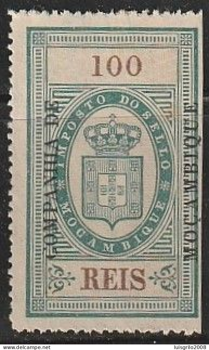 Revenue/ Fiscal, Companhia De Moçambique 1892 - Imposto Do Sello. 100 Reis -|- MNH - Nuevos