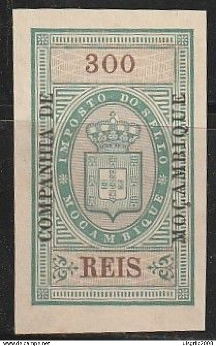 Revenue/ Fiscal, Companhia De Moçambique 1892 - Imposto Do Sello. 300 Reis -|- MNH - Ongebruikt