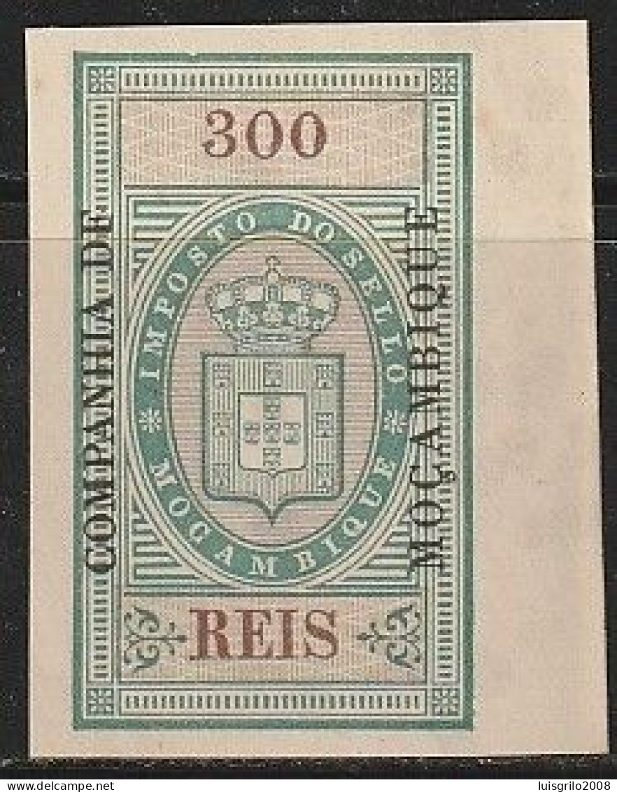 Revenue/ Fiscal, Companhia De Moçambique 1892 - Imposto Do Sello. 300 Reis -|- MNH - Neufs