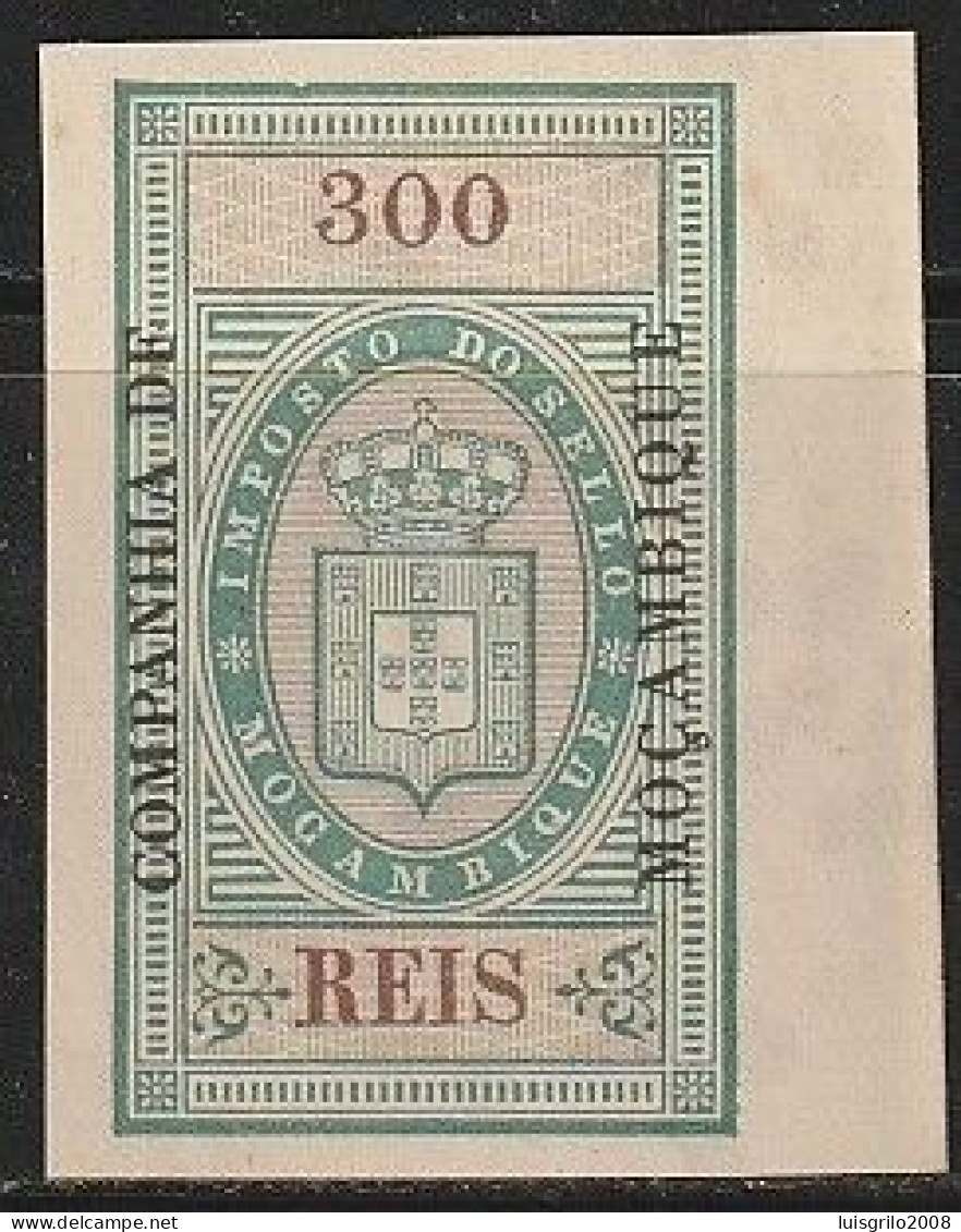 Revenue/ Fiscal, Companhia De Moçambique 1892 - Imposto Do Sello. 300 Reis -|- MNH - Ungebraucht