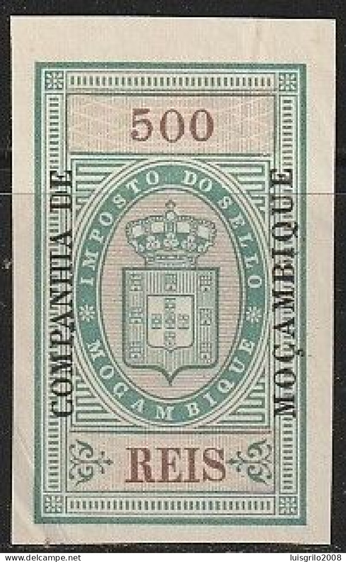 Revenue/ Fiscal, Companhia De Moçambique 1892 - Imposto Do Sello. 500 Reis -|- MNH - Neufs