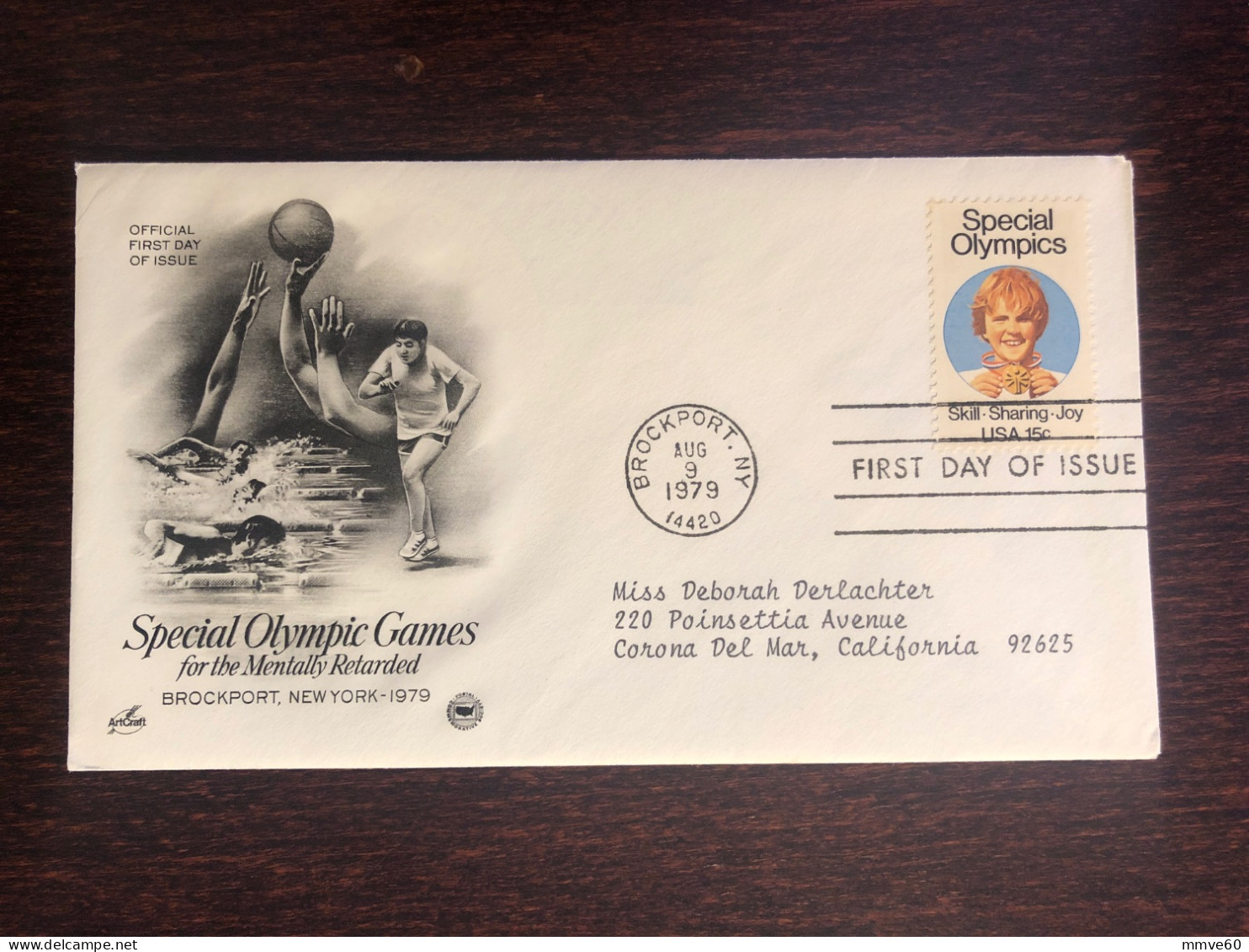 USA FDC 1979 YEAR  DISABLED SPECIAL OLYMPICS HEALTH MEDICINE - 1971-1980