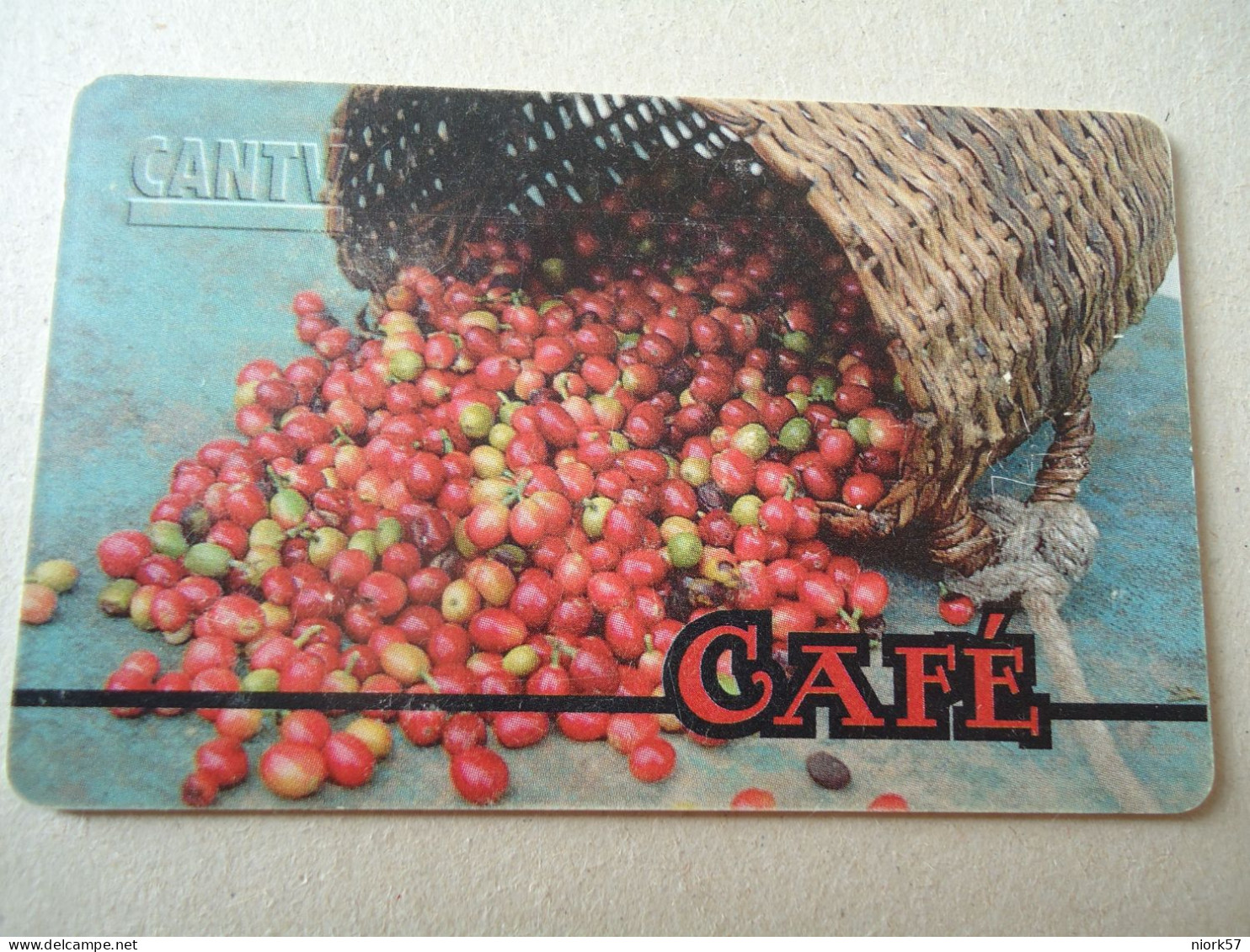 VENEZUELA USED CARDS  FOOD  Cafe - Lebensmittel