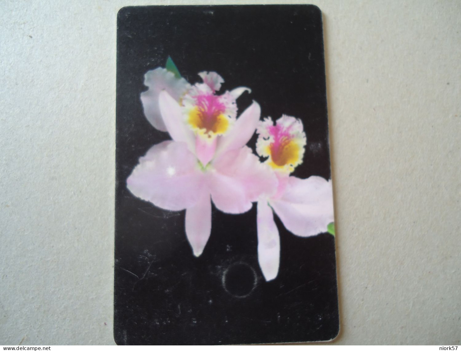 VENEZUELA USED CARDS FLOWERS ORCHIDS - Flores