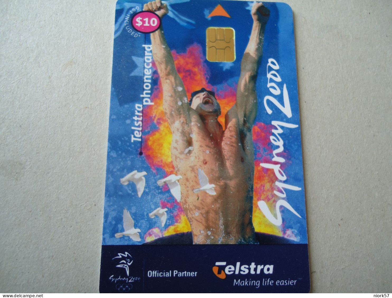 AUSTRALIA  USED CARDS OLYMPIC GAMES SYNDNEY 2000 - Olympische Spelen