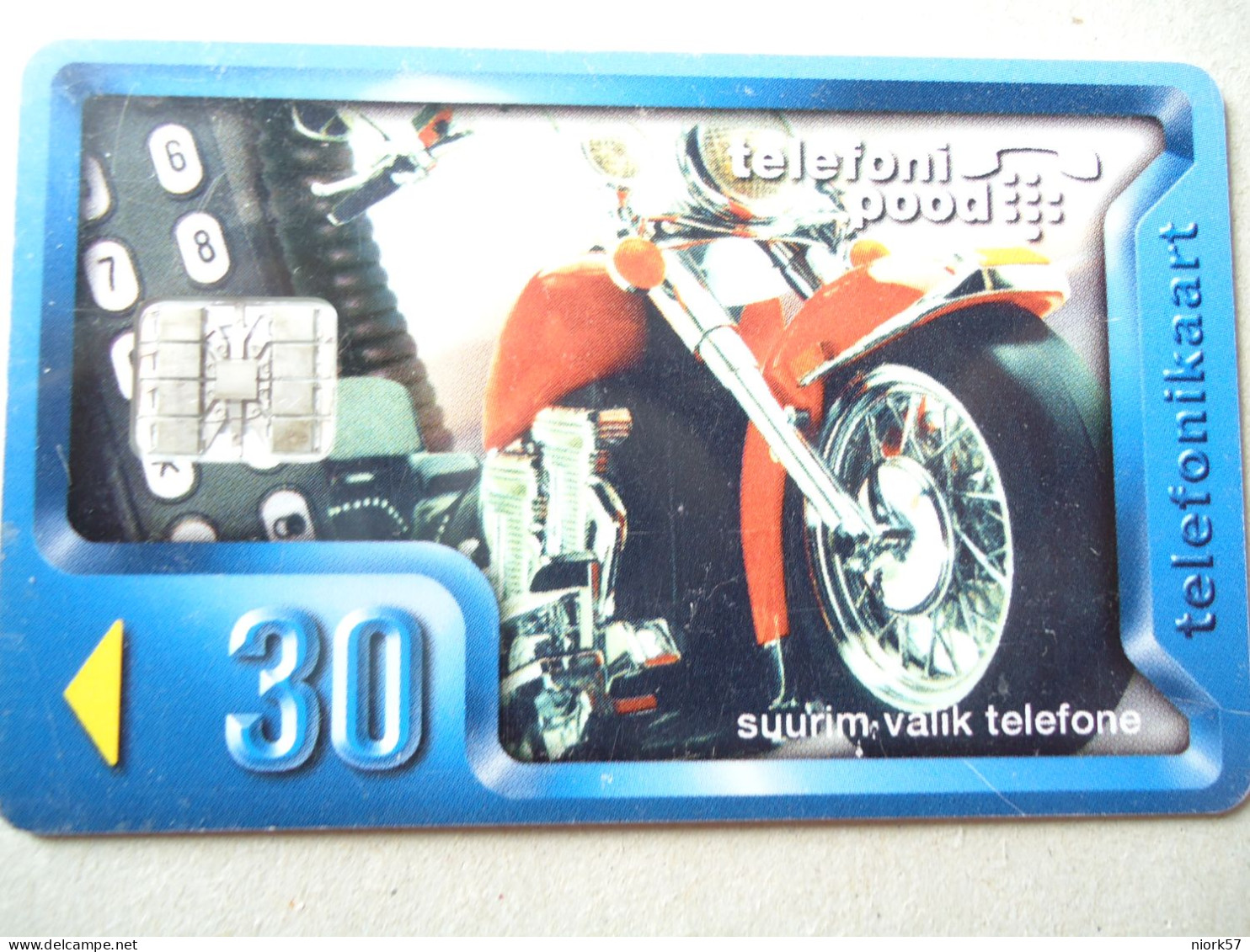 ESTONIA  USED CARDS  MOTORBIKES  SPORTS - Motorfietsen