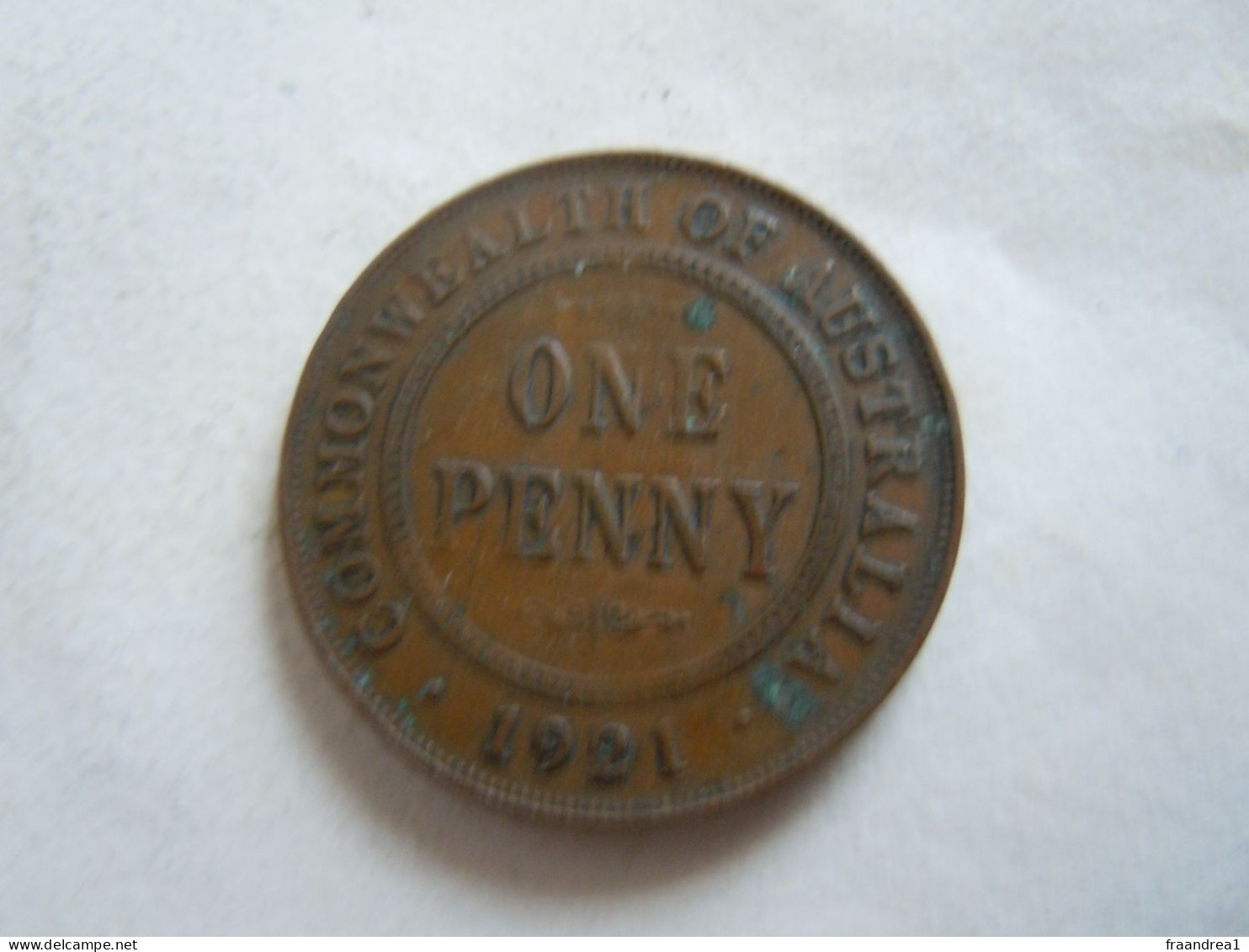 1921 AUSTRALIA ONE PENNY - Penny