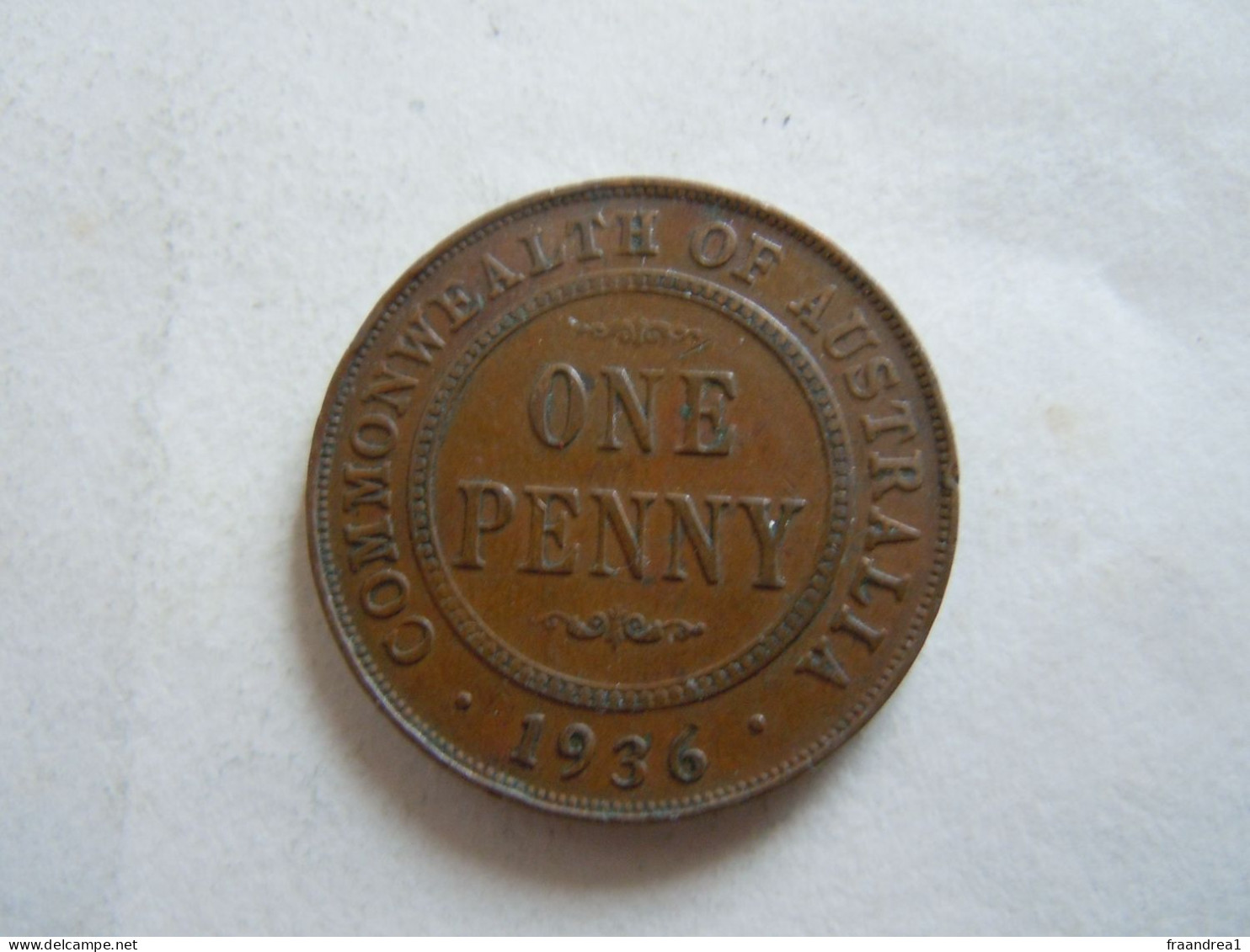 1936 AUSTRALIA ONE PENNY - Penny