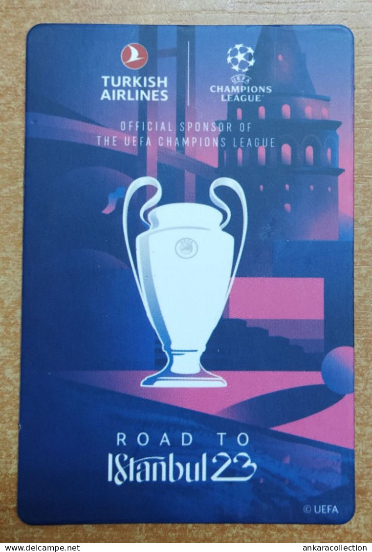 AC -  ROAD TO ISTANBUL 2023 TURKISH AIRLINES UEFA CHAMPIONS LEAGUE INTER MILAN V MANCHESTER CITY MAGNET BRAND NEW - Sport