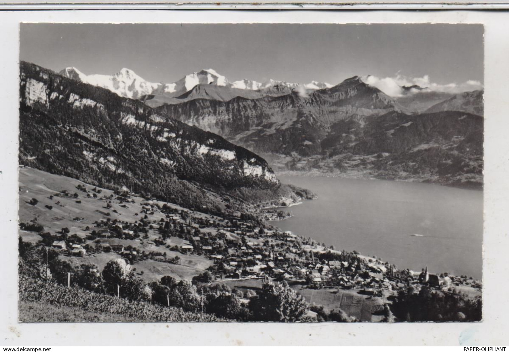 CH 3655 SIGRISWIL BE, Blick Auf Den Ort Und Den Thunersee - Sigriswil