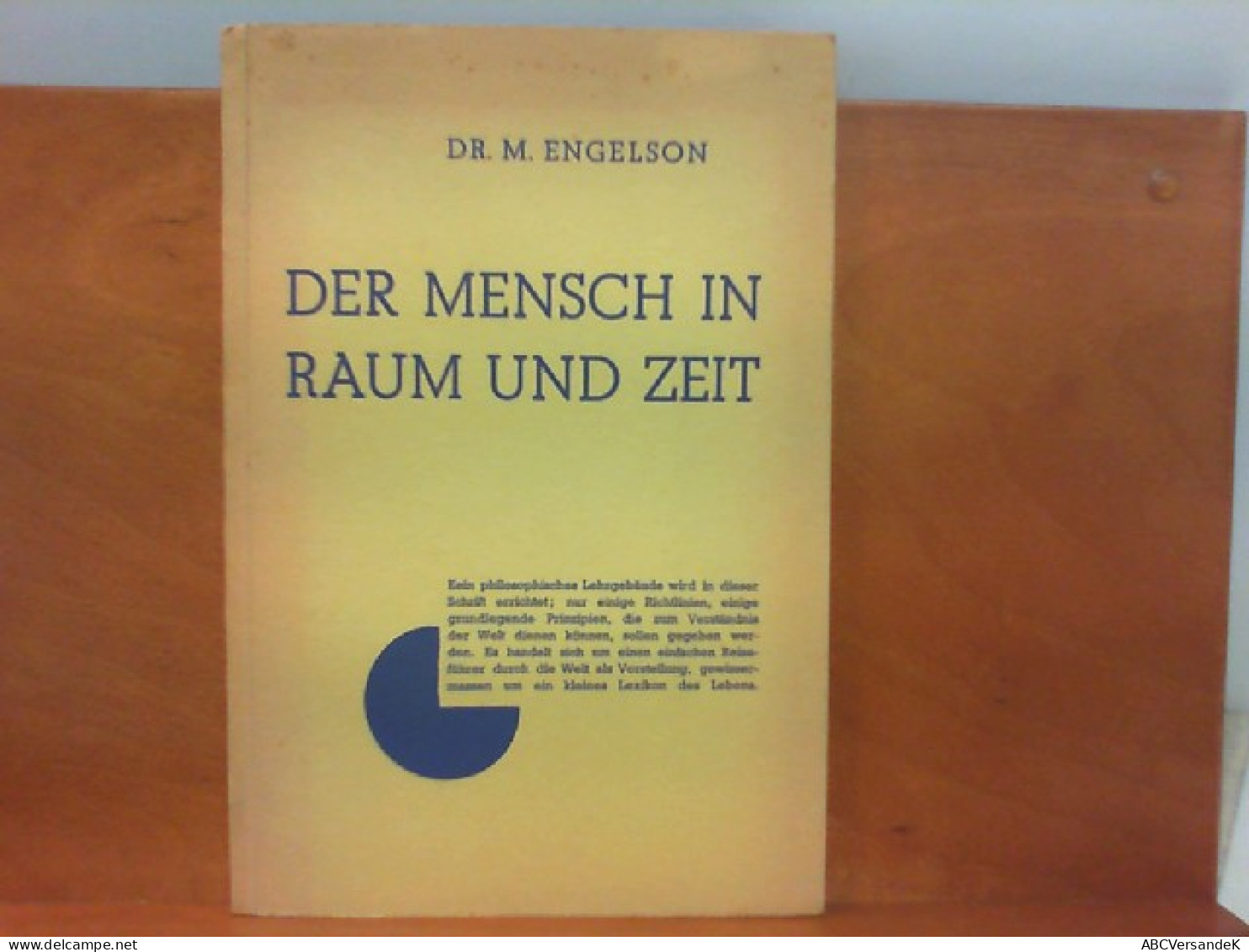 Der Mensch In Raum Und Zeit - Filosofía