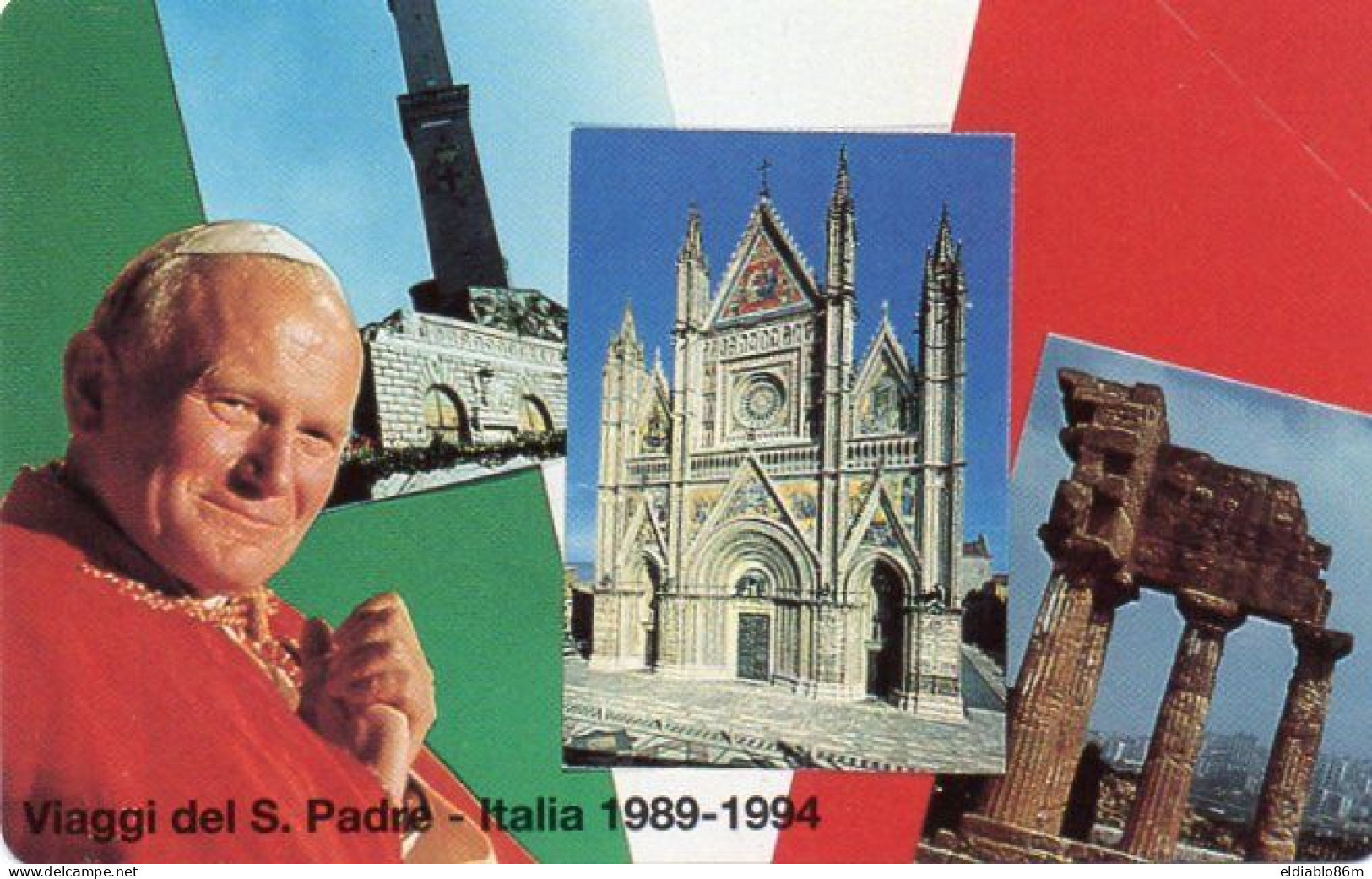 VATICAN - MAGNETIC CARD - SCV21 - VIAGGI DEL SANTO PADRE - POPE JOHN PAUL II - MINT - Vatikan