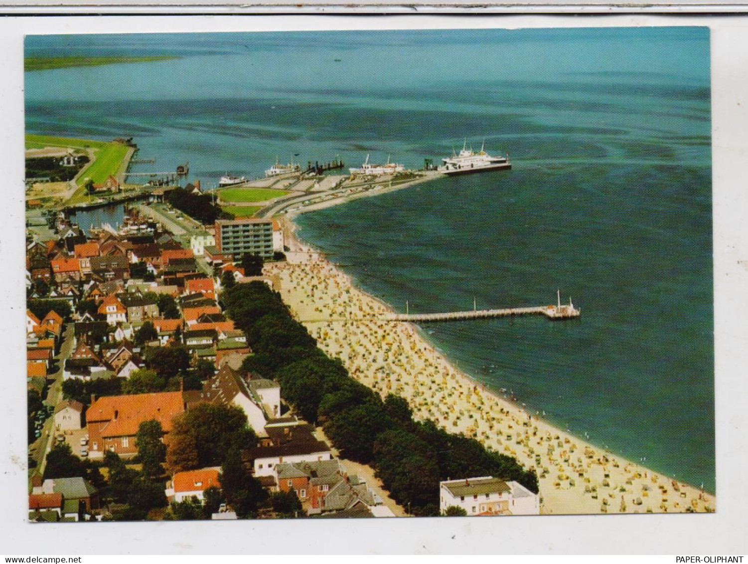 2270 WYK / Föhr, Fähranleger, Luftaufnahme - Föhr