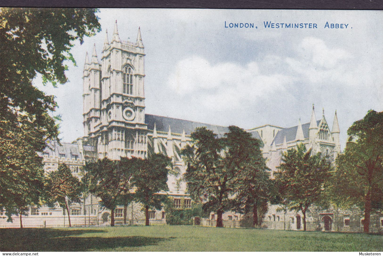 United Kingdom PPC London, Westminster Abbey Photochrom Co. Ltd (2 Scans) - Westminster Abbey