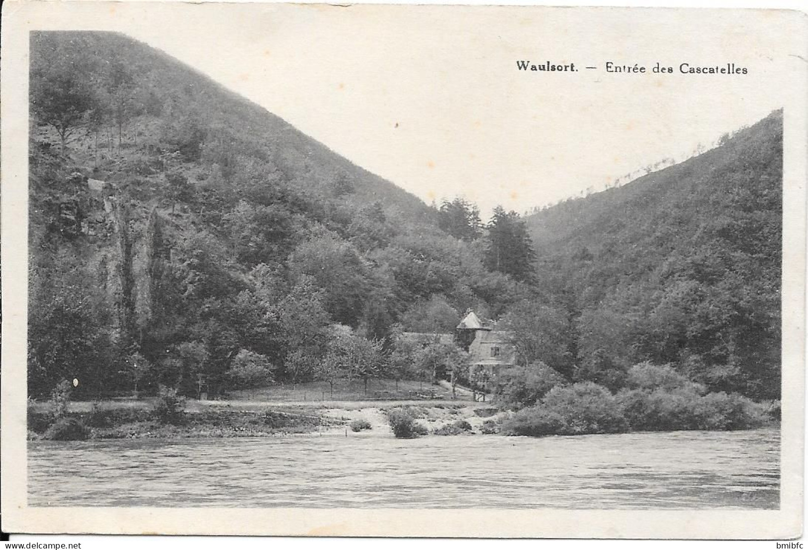 Waulsort - Entrée Des Cascatelles - Café De La Concorde Mme Veuve Laforêt WAULSORT (écluses) Tél Hastière 101 - Hastière